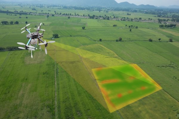 Using aerial drones to inspect crops from the air is well established.